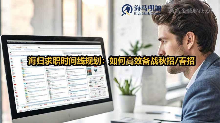海歸求職時(shí)間線規(guī)劃：如何高效備戰(zhàn)秋招/春招