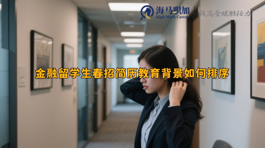 金融留學(xué)生春招簡歷教育背景如何排序