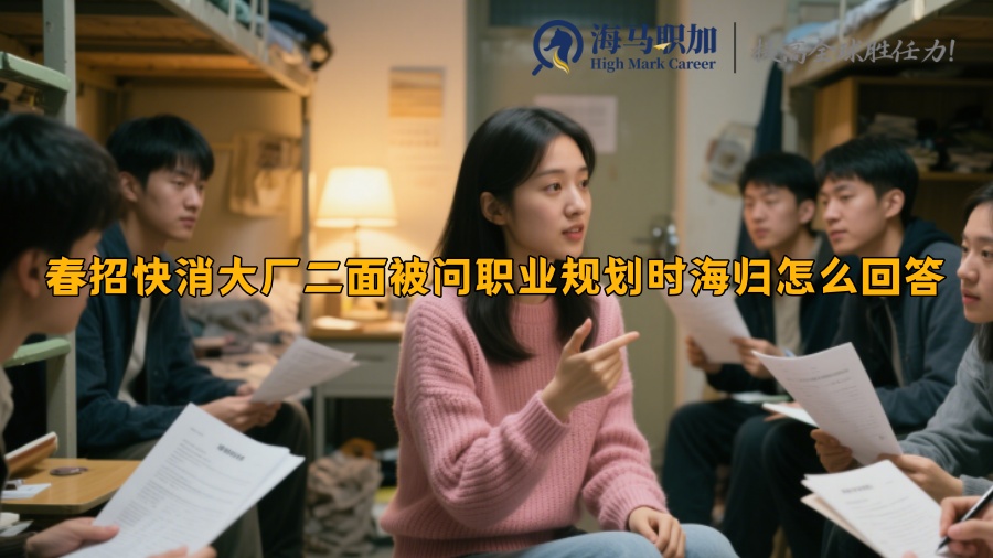 春招快消大廠二面被問職業(yè)規(guī)劃時(shí)海歸怎么回答