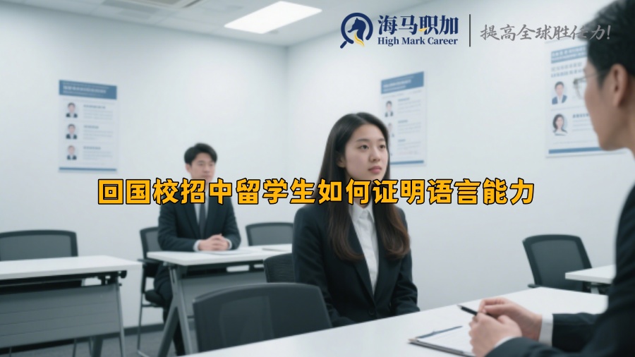 回國校招中留學生如何證明語言能力