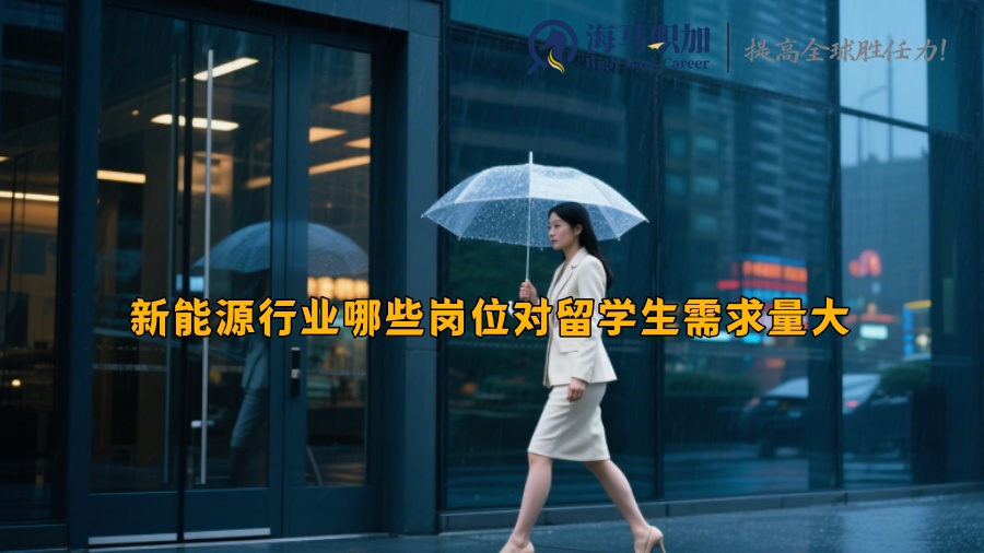 新能源行業(yè)哪些崗位對(duì)留學(xué)生需求量大