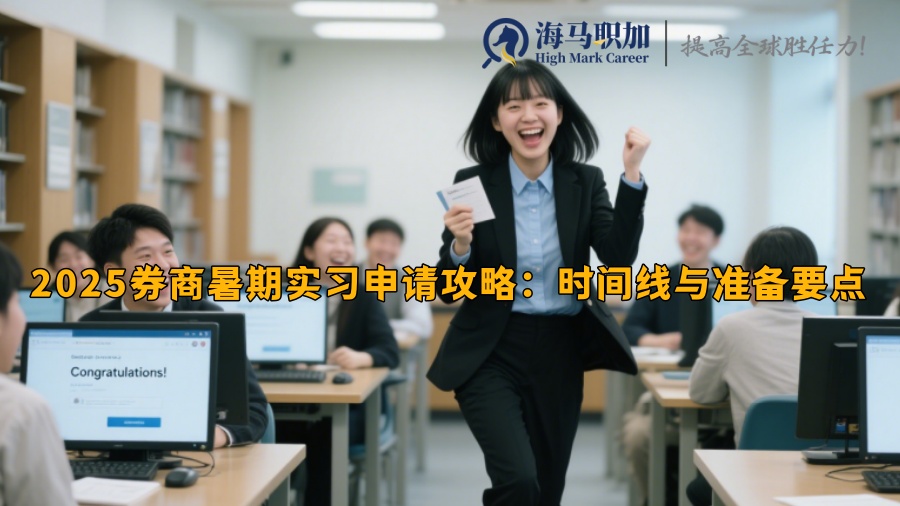 2025券商暑期實習申請攻略：時間線與準備要點